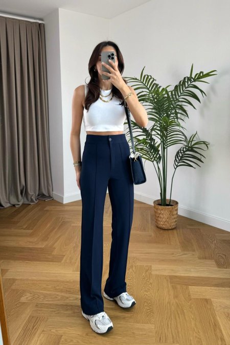 بنطلون واسع ستريت - شتوي